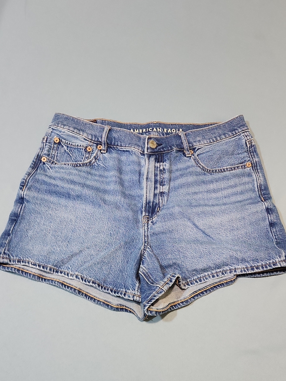 American Eagle Outfitters Light Blue Denim Shorts. Size 8.